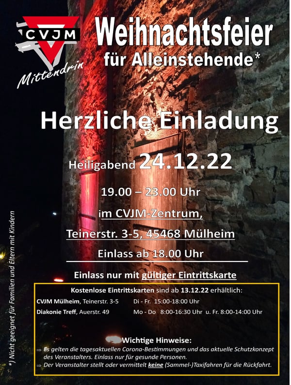Heiligabendfeier 2022 CVJM MH